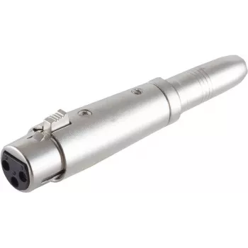 Adaptador XLR a estéreo de 6,3 mm ShiverPeaks 55051 — adaptador balanceado XLR a TRS de 6,3 mm