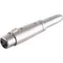 Adaptador XLR a estéreo de 6,3 mm ShiverPeaks 55051 — adaptador balanceado XLR a TRS de 6,3 mm