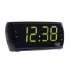 Radio despertador Adler AD 1121 — radio despertador, sintonizador FM/AM, pantalla LED, respaldo de batería, negro