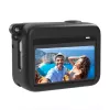 Funda de silicona para el estuche de carga de la Insta360 GO 3 de Puluz (negra) - funda protectora para el estuche de carga