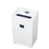 Destructora HSM Pure 420 — corte en partículas P-4, ancho de trabajo 24 cm, capacidad 15 hojas, depósito 35 L, blanca