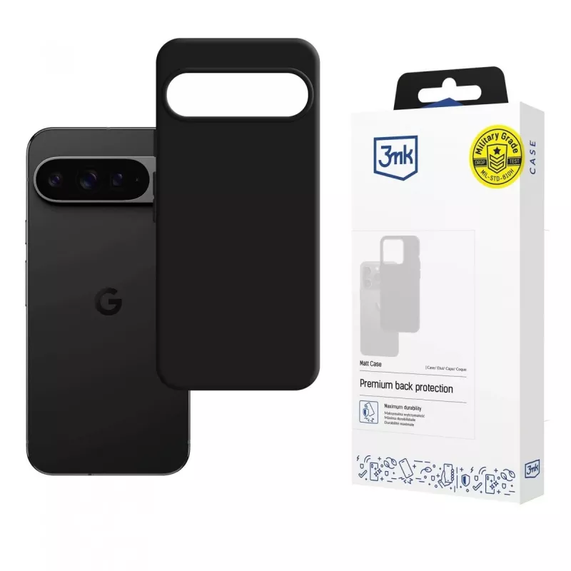 Funda protectora 3MK Matt Case para Google Pixel 10 Pro XL – acabado mate, fino y resistente