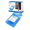Logilink 3.5 caja de protección para disco duro para 1 HDD - caja de protección para disco duro - azul (UA0133)