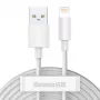 Cable para móvil Baseus TZCALZJ-02 blanco 1,5 m USB A Lightning
