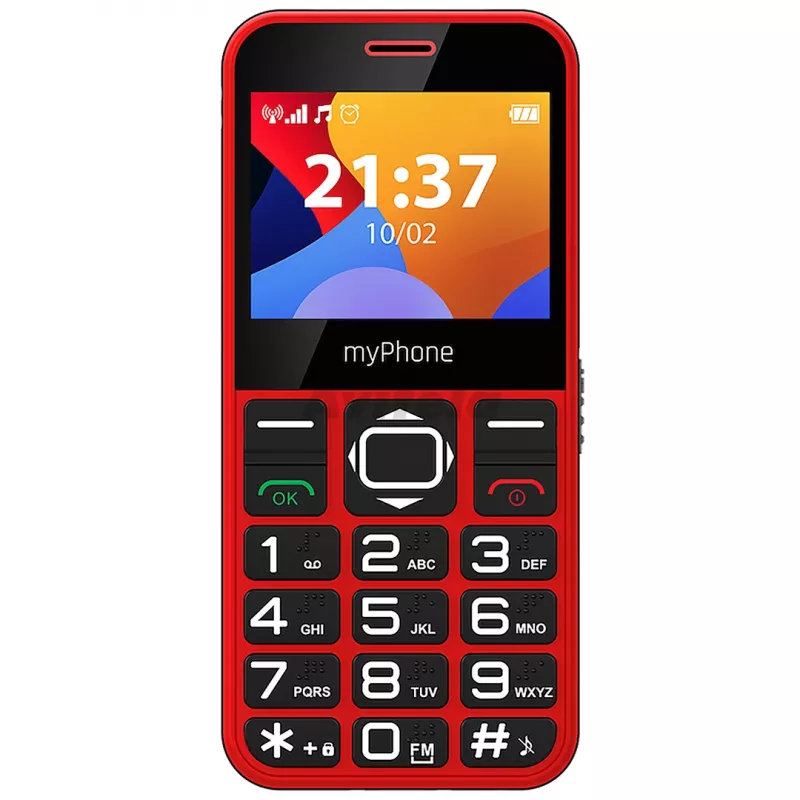 myPhone Halo 3 teléfono móvil, 2,31 pulgadas IPS, Single SIM, 1000 mAh, rojo