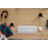 Logitech Signature MK650 for Business - Conjunto teclado y ratón - Inalámbrico - 2,4 GHz, Bluetooth LE - QWERTZ - Checo - Blanco crema