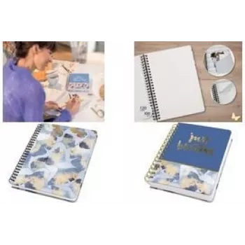 Cuaderno de espiral Sigel A5 JN627 – 80 hojas, cuaderno de espiral A5