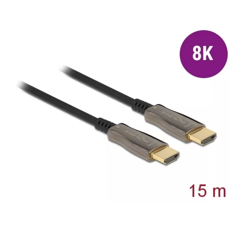 Cable HDMI óptico activo DeLOCK 84037 8K 60 Hz 15 m