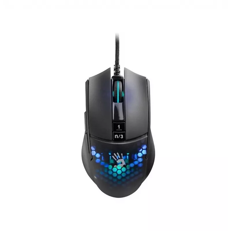 Ratón A4Tech BLOODY A4TMYS47113 L65 MAX RGB Honeycomb (Activado) USB Type-A óptico 12 000 DPI