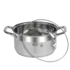 Resto utensilios de cocina Libra 4,6 L redondo acero inoxidable