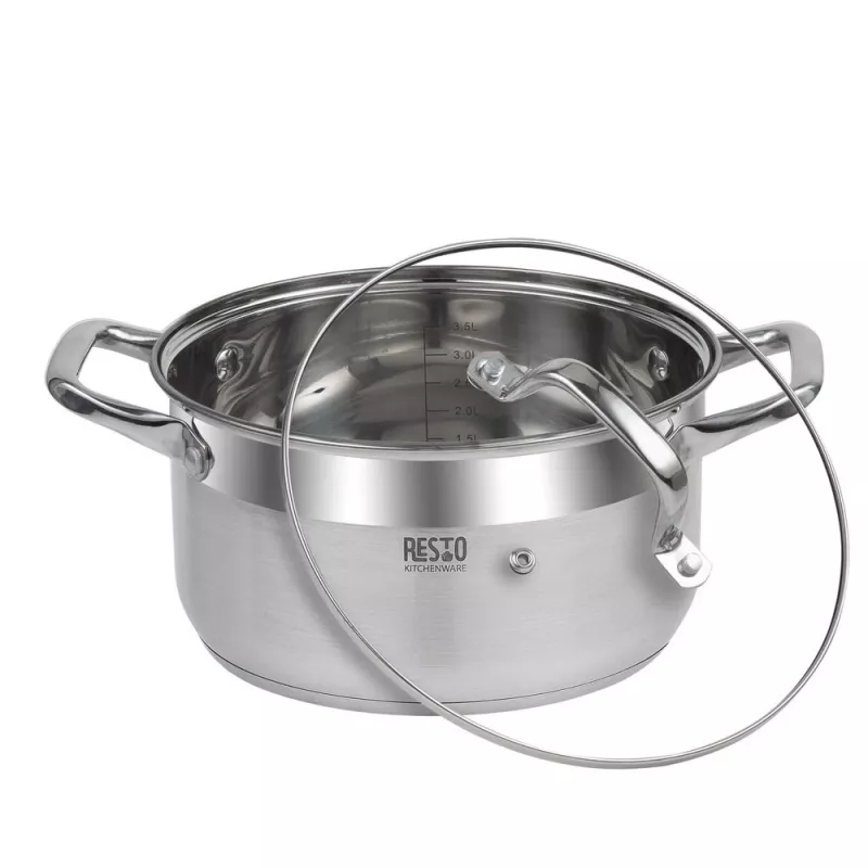 Resto utensilios de cocina Libra 4,6 L redondo acero inoxidable