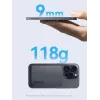 PowerBank 5000mAh 20W inducción MagSafe titanio
