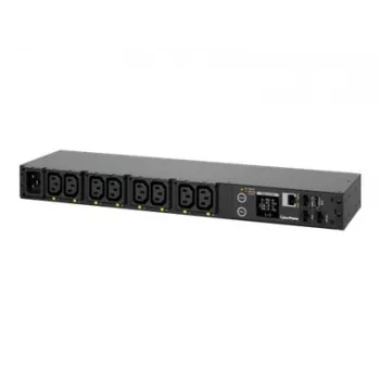 Unidad de distribución de energía (PDU) CyberPower PDU41005 8 salidas AC 1U Negra
