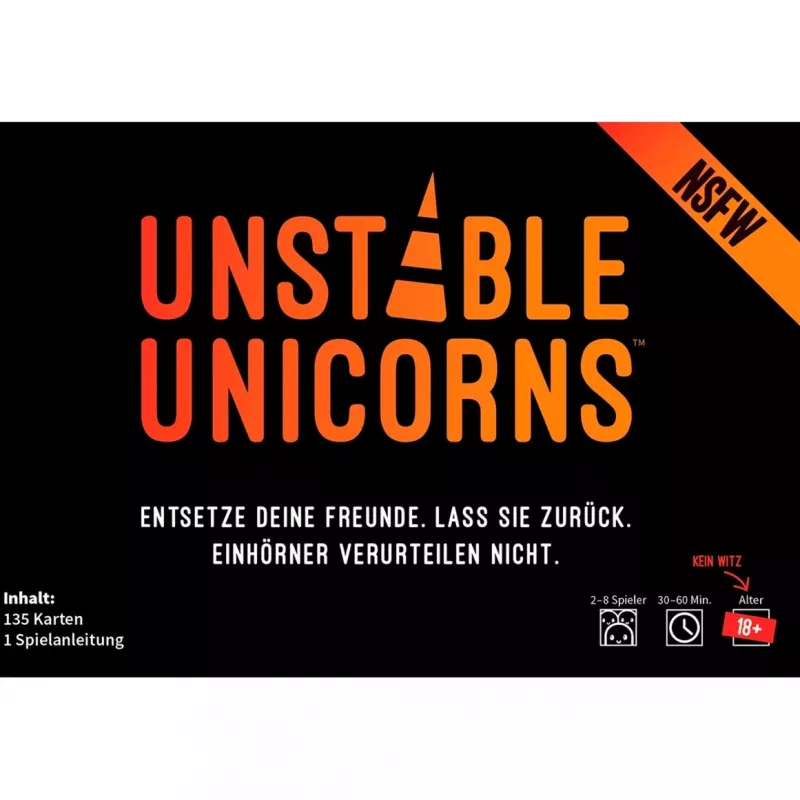 Unstable Unicorns NSFW, juego de cartas
