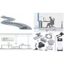 Accesorio para cable Bachmann 930.033 — plateado, grosor 2,4 cm, ancho 90 mm