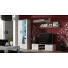 Soporte de TV Cama SOHO 140 roble Sonoma/blanco brillante