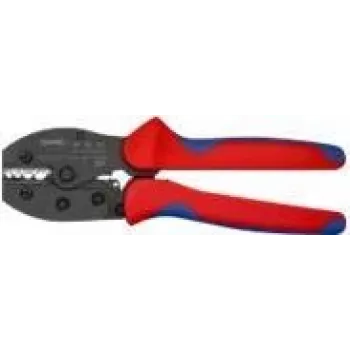 Alicate de crimpar Knipex para terminales y conectores sin aislar 2,8 mm 0,5...10,0 mm² (97 52 33 SB)