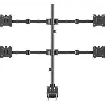 SpeaKa Professional SP-MM-541 Soporte de sobremesa para monitor de 4 brazos 43,2 cm 17 - 88,9 35 Negro (SP-13383188)