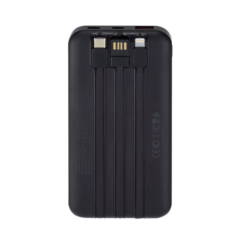 Batería externa USB 10000MAH/VA2211 Negra Rivacase