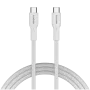 CANYON Cable OnWire 60CL C-C 60W COLOR trenzado 1m blanco
