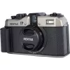 Pentax 17 cámara de película, negro/plateado