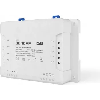 Interruptor inteligente WiFi SONOFF 4CHPROR3
