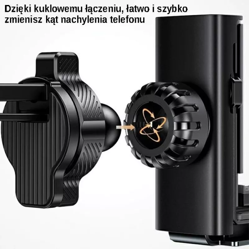 Soporte para móvil coche USAMS 4,7-7 inch universal soporte para smartphone en coche por gravedad pinza para rejilla de ventilación soporte GPS compatible con iPhone Xiaomi Samsung