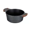 Menaje de cocina Resto Kitchenware Capella 2,6 L redondo negro madera