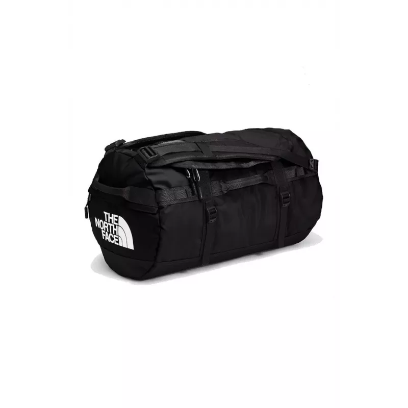 Bolsa duffel The North Face Base Camp S — 50 L, nailon/poliéster, negro/blanco