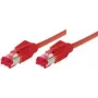 Tecline 73601R Cable de red Ethernet rojo