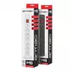 Regleta de enchufes ARMAC M6 — 6 tomas, cable de 1,5 m, negra