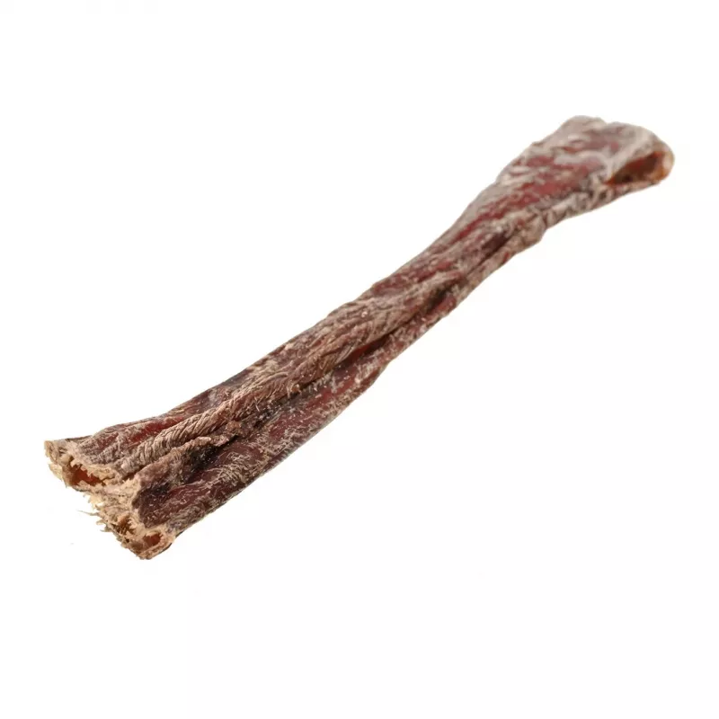 Premios para perros PETITTO esófago de ternera deshidratado, trozos redondos, paquete de 1 kg