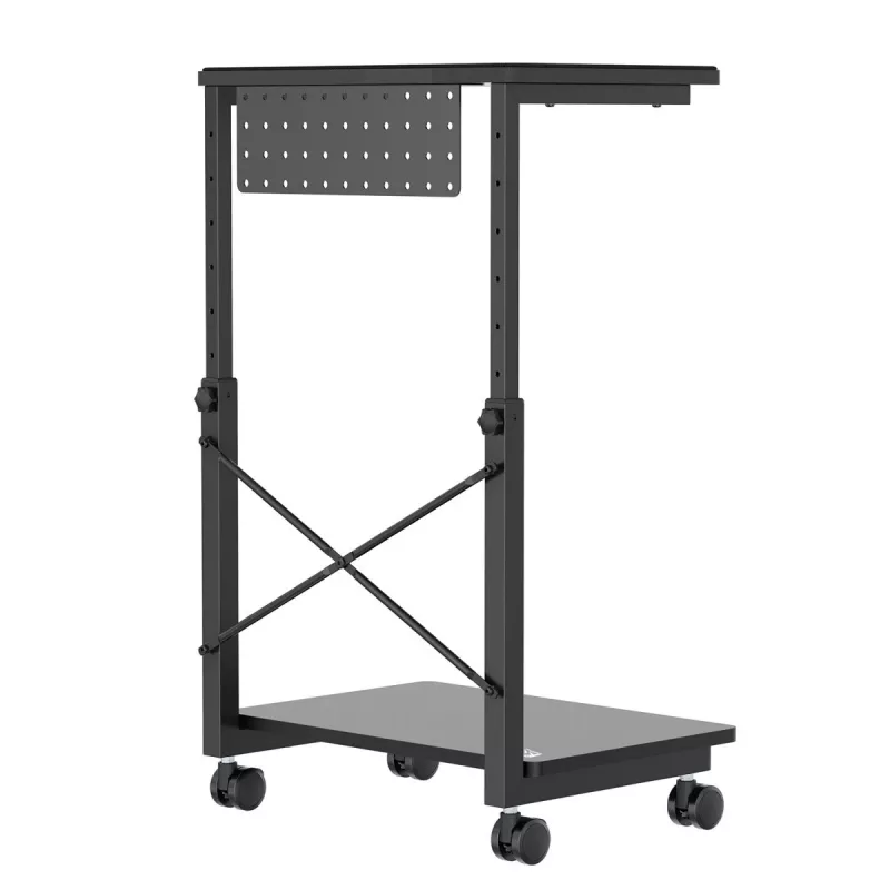 Carro para CPU con bandeja NanoRS, máx. 80 kg, altura ajustable 550–850 mm, RS430