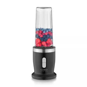 Caso Batidora con batería | Click & Blend | Aparato de sobremesa | 240 W | Material de jarra Tritan | Volumen de jarra 0,5 L | Acero inoxidable/negro mate