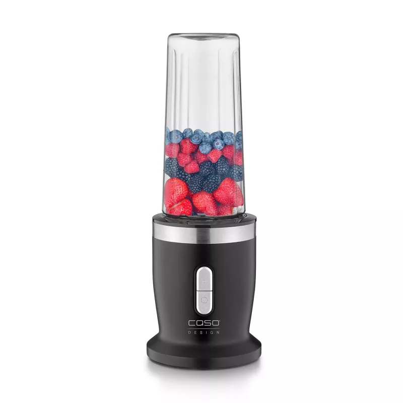 Caso Batidora con batería | Click & Blend | Aparato de sobremesa | 240 W | Material de jarra Tritan | Volumen de jarra 0,5 L | Acero inoxidable/negro mate