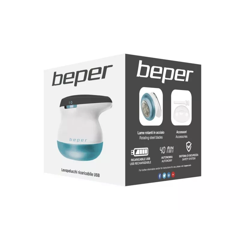 Hervidor eléctrico Beper 50.245 — acero inoxidable, capacidad 1,7 l, eléctrico