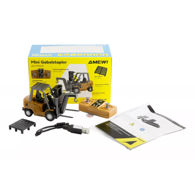 Amewi carretilla elevadora modelo Mini 1:64 RTR con batería LiPo 200mAh