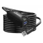 Cable USB-A a USB-A MediaRange MRCS242 USB 3.2 Gen 1 (3.1 Gen 1) 5 m 5 Gbit/s negro