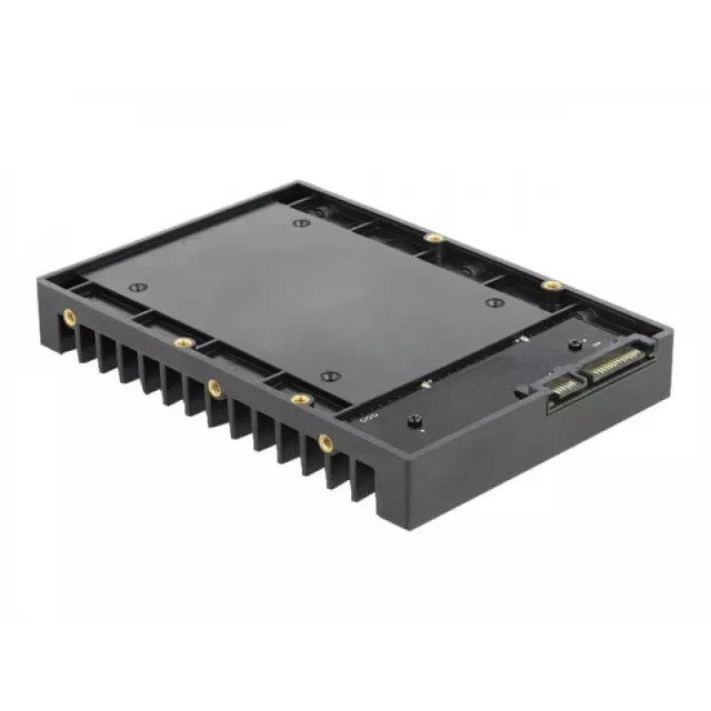 DeLOCK - Adaptador de bahía de almacenamiento - 3.5 a 2.5 (8,9 cm a 6,4 cm) - Negro (18364)
