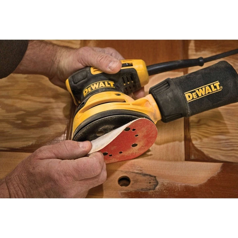 Lijadora orbital DeWalt DWE6423-QS, 280 W, 8.000–12.000 OPM, 2,6 mm de órbita, 1,28 kg