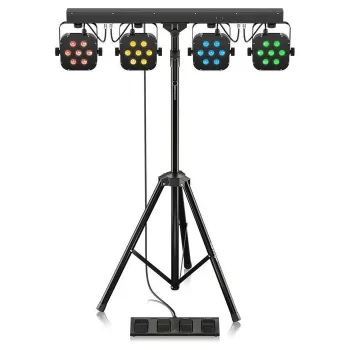 Behringer STAGE TRI LED BUNDLE ST1 Set 4xLEDPAR con controlador + trípode