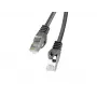 Cable de red Lanberg Cat6 RJ-45 a RJ-45 PCF6-10CC-0500-BK, 5 m, F/UTP, 250 MHz, negro