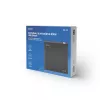 Unidad externa DVD±RW slim SAVIO AK-43, USB 2.0, negra, compatible con lectura/escritura de CD/DVD (24x CD, 8x DVD)
