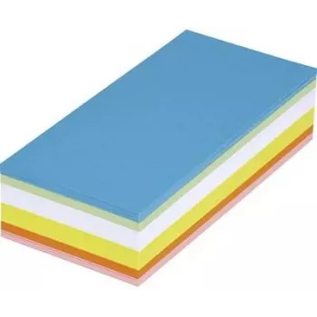 Maul tarjetas de moderación 6394199 rectangulares 20,5 x 9,5 cm blanco, amarillo, naranja, rojo, verde, azul, 250 uds. (6394199)