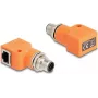 DeLOCK 60627 Adaptador de cable M12 RJ45 naranja
