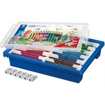 Lápiz de color Staedtler 187 G288 – Lápiz de grafito/color para escribir y dibujar, Alemania