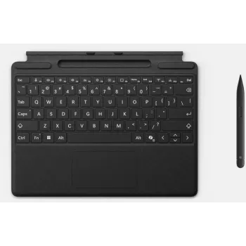 Cubierta de teclado Microsoft Surface Pro Flex Type Cover Y8U-00006 con Surface Slim Pen 2, Negro