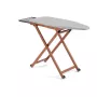 Tabla de planchar ARREDAMENTI STIROLIGHT 135 x 45 cm, funda marrón, patas plegables