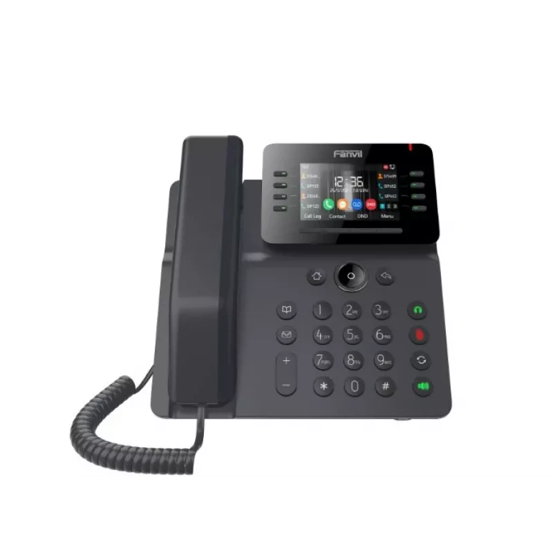 Teléfono IP Fanvil V64 negro 12 líneas LCD WLAN
