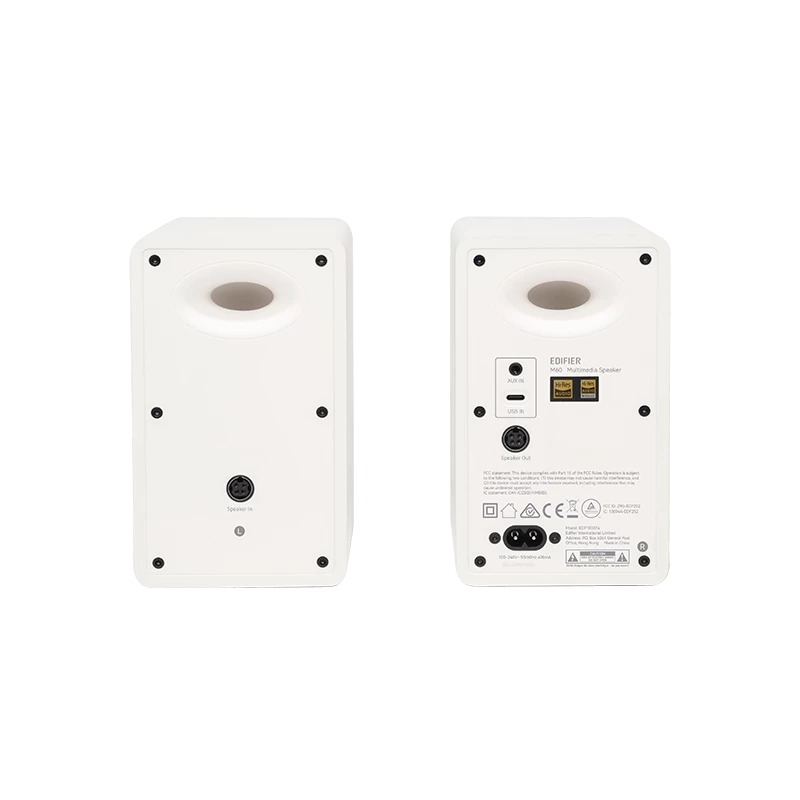 Edifier M60 negro, blanco con cable e inalámbrico 66 W